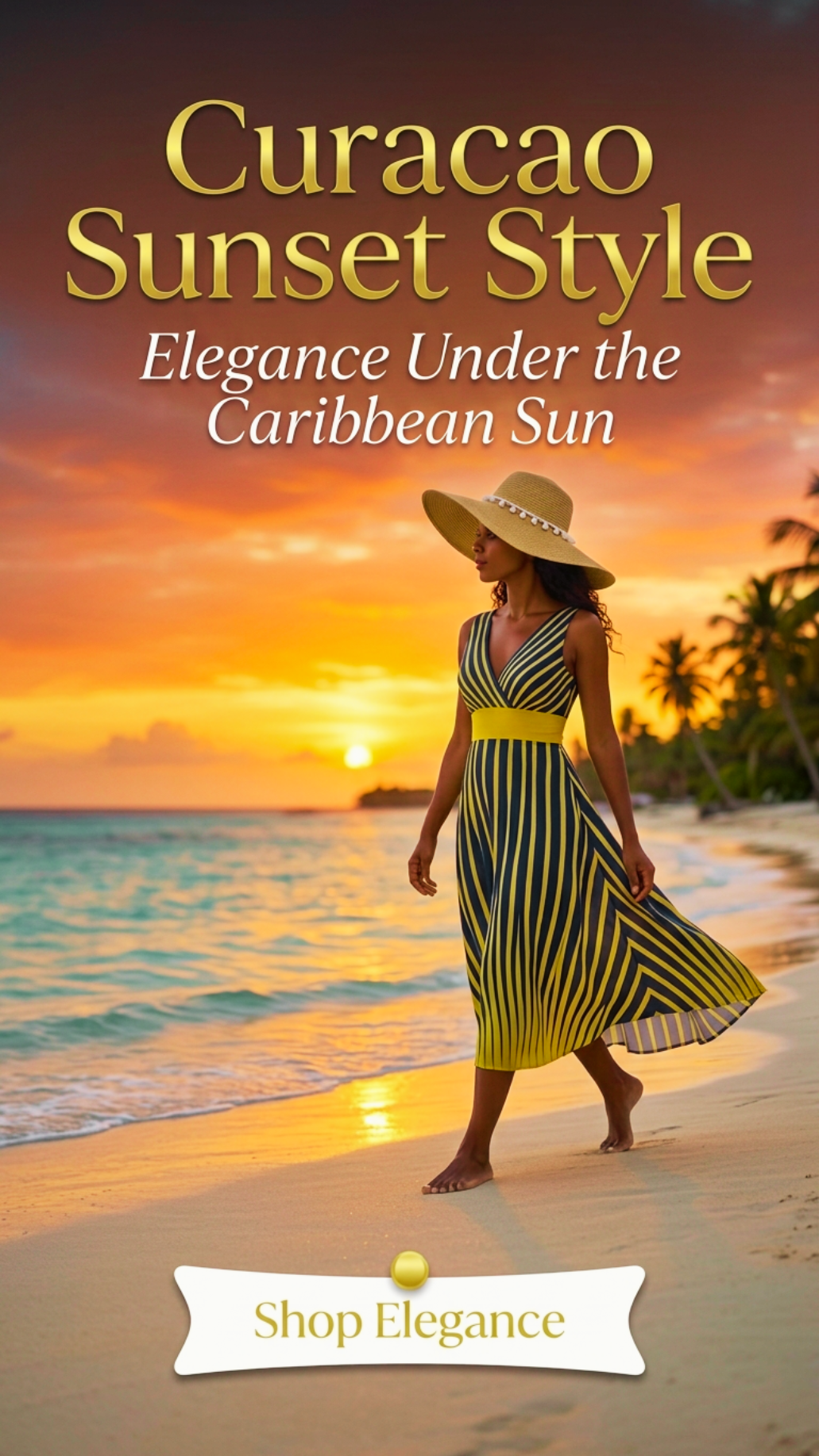 Curaçao Style mobile hero slide sunset elegance